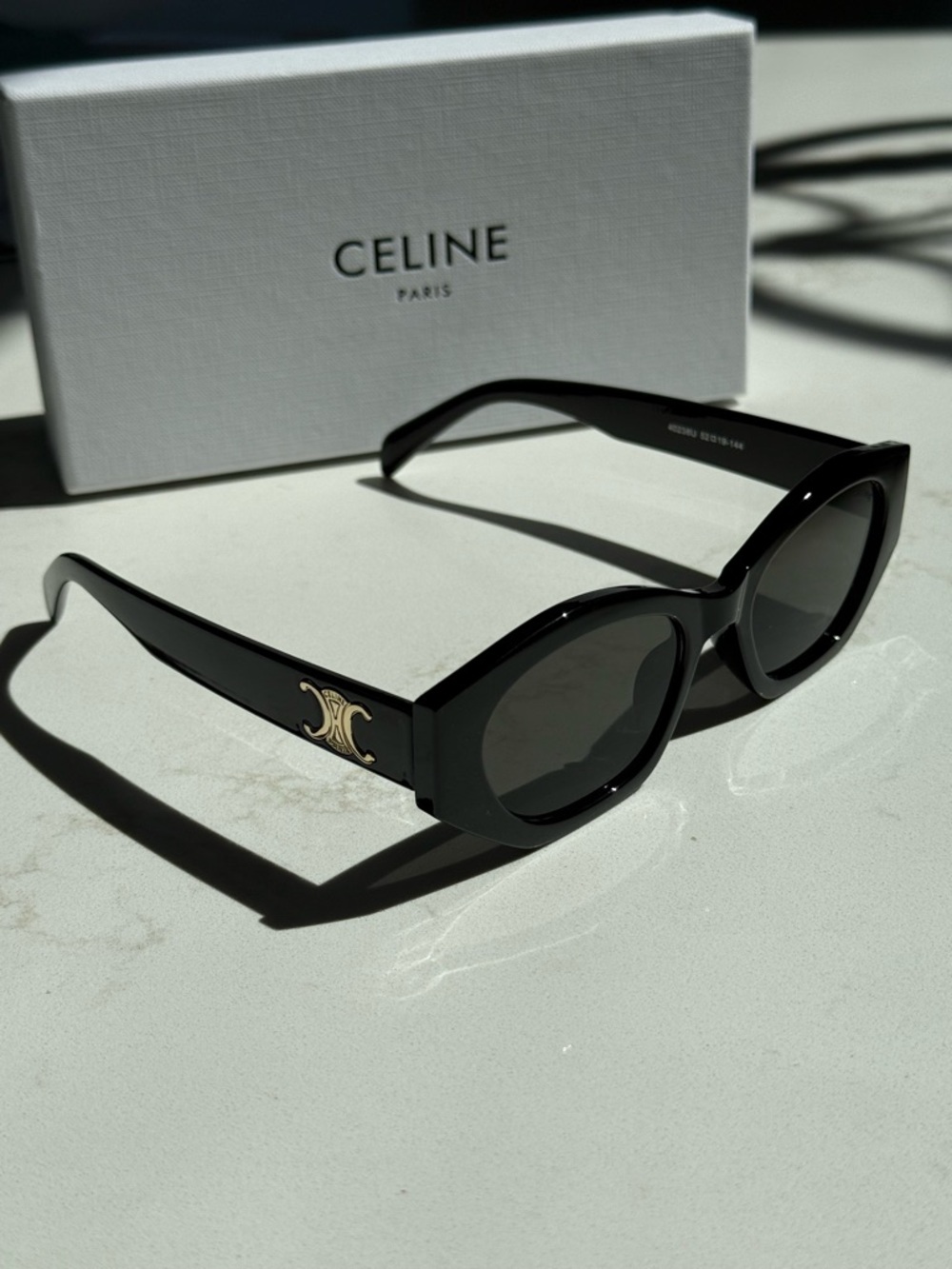 Black Celine Triomphe Sunglasses